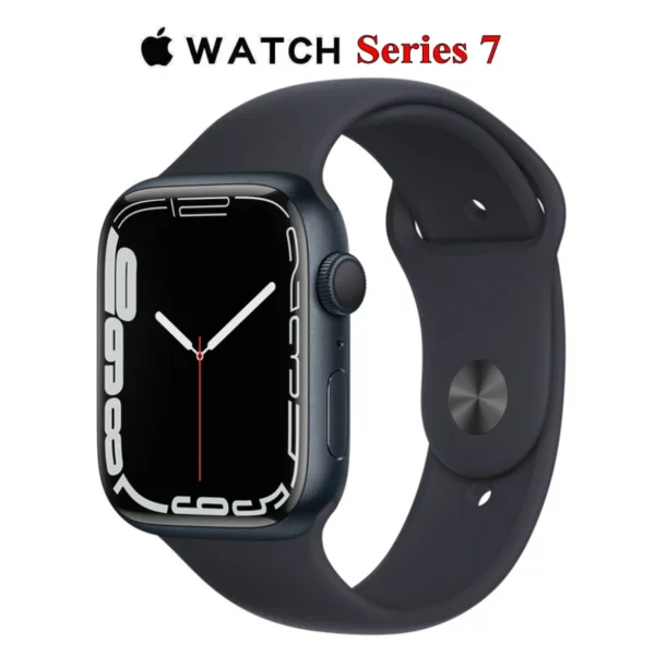 Apple Watch Series 7 41mm / 45mm Apple Watch S7 Aluminum Case with Sport Band(Renewed)