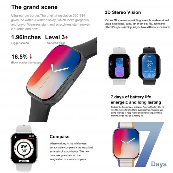 Apple Watch 10 GPS NFC Smart Watch Men Women Wireless Charging BT Call Waterproof - Image 2